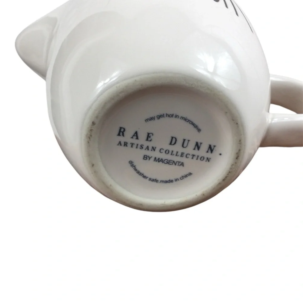 Rae‎ Dunn Artisan White Ceramic Pitcher 